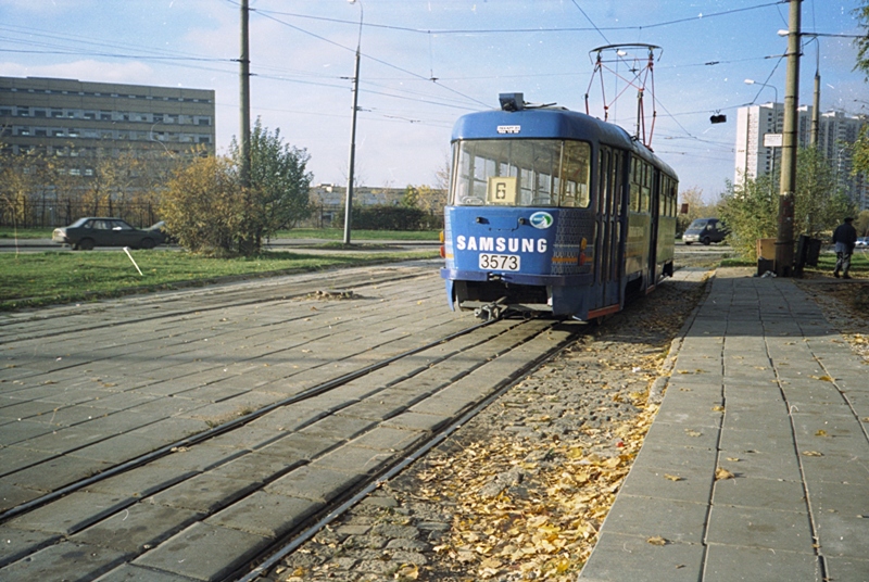 Москва, Tatra T3SU № 3573