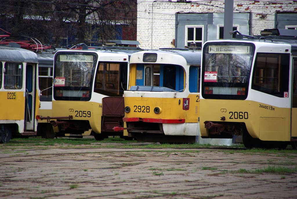 Москва, Tatra T3SU № 2928; Москва, 71-619К № 2060