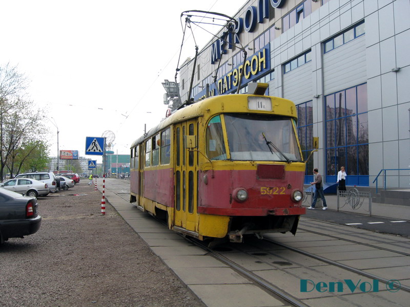 Київ, Tatra T3SU № 5922
