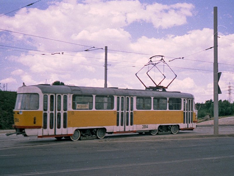 Москва, Tatra T3SU № 3914