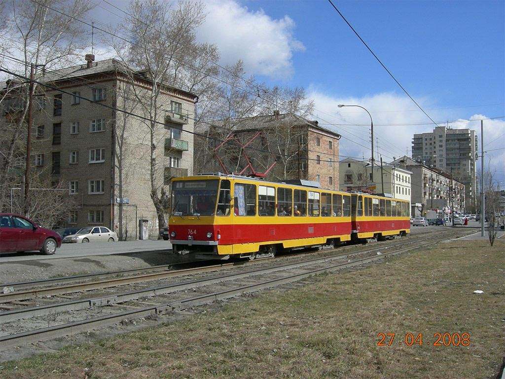 Екатеринбург, Tatra T6B5SU № 764