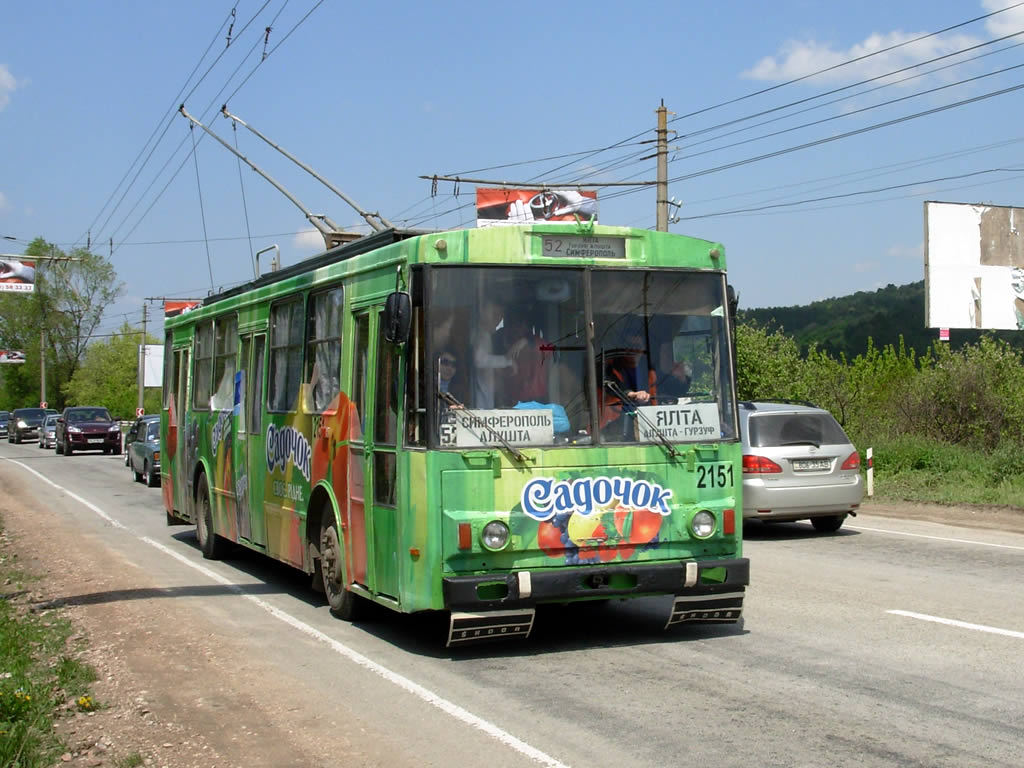 Крымский троллейбус, Škoda 14Tr11/6 № 2151
