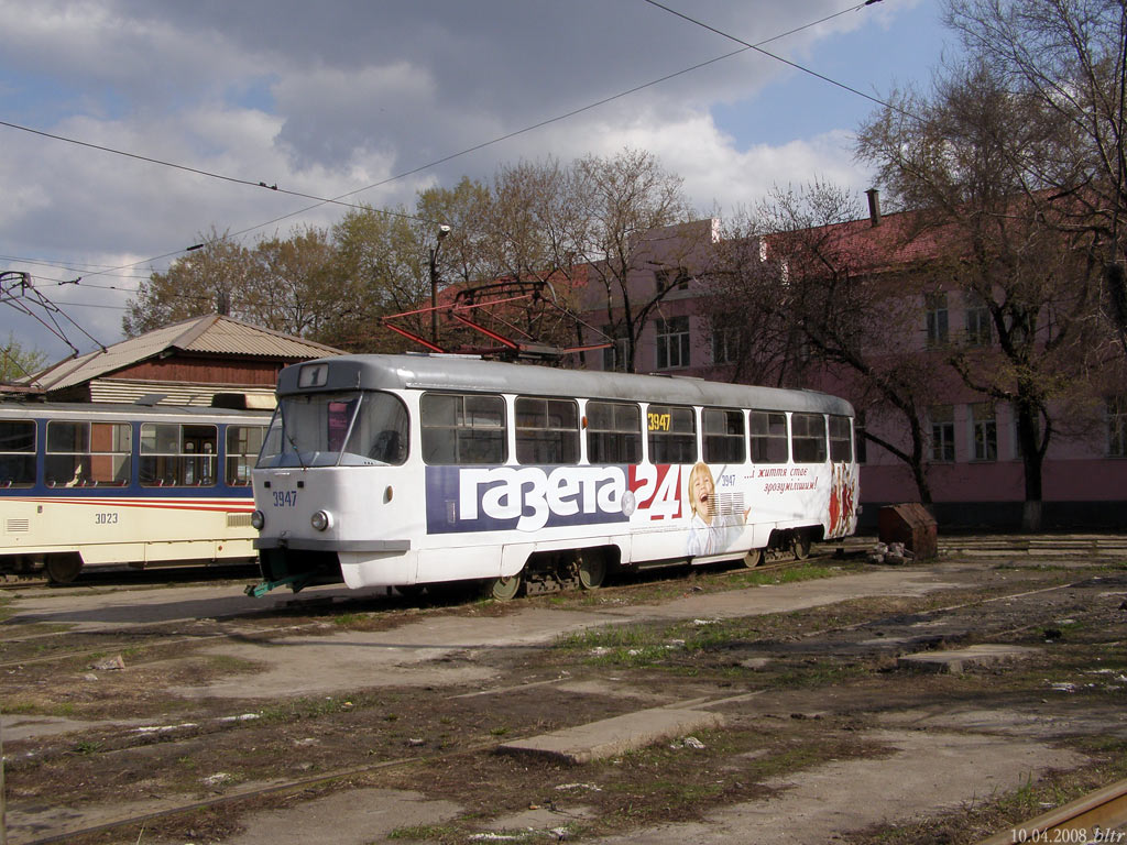 Donetsk, Tatra T3SU № 3947