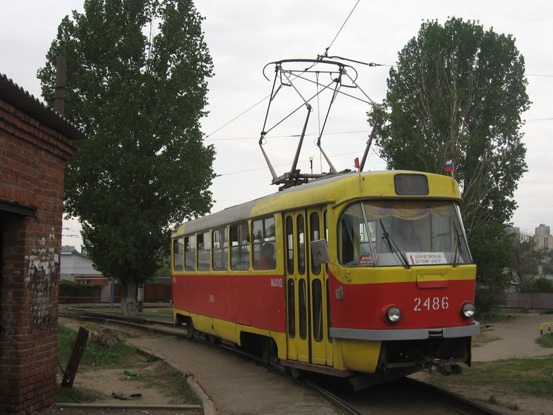 Volgograd, Tatra T3SU (2-door) č. 2486