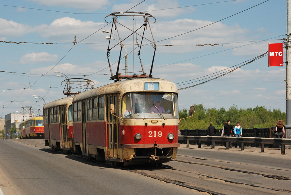 Тверь, Tatra T3SU № 219; Тверь — Трамвайные линии: Новый Волжский мост