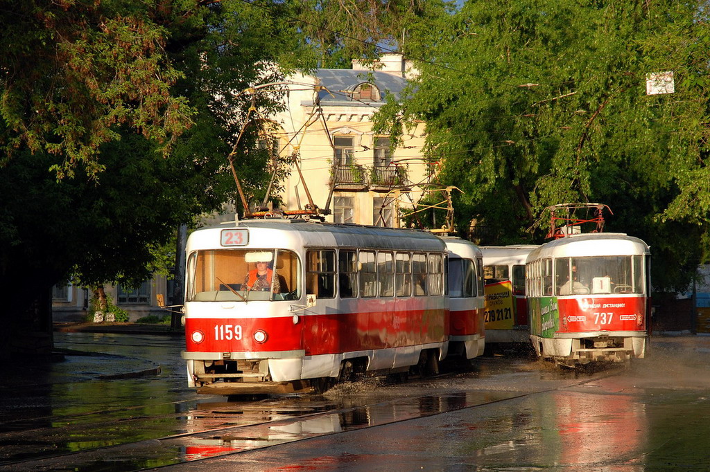 Самара, Tatra T3SU (двухдверная) № 1159; Самара, Tatra T3SU (двухдверная) № 737