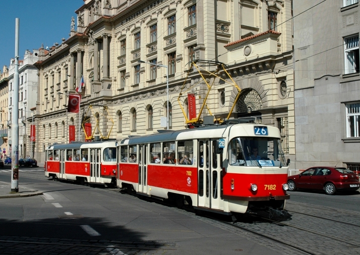 Prague, Tatra T3SUCS N°. 7182