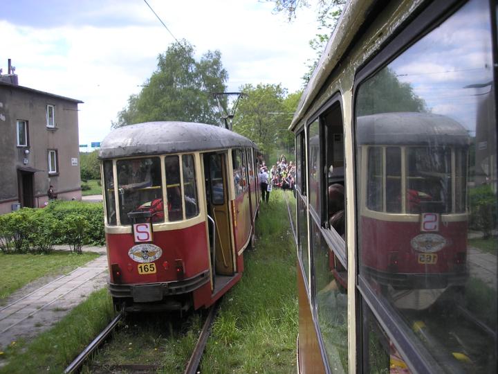 Силезские трамваи, Konstal 102Na № 165; Силезские трамваи — 10.05.2008 — Прощание с линейными вагонами 102Na (1970-2008)