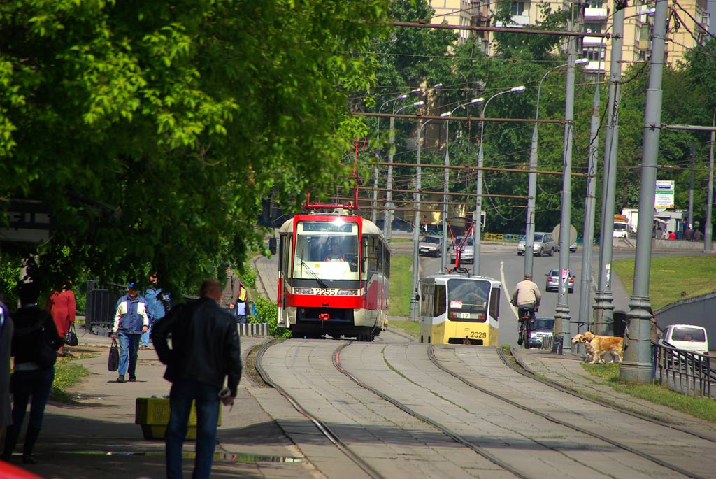 Москва, Tatra KT3R № 2255