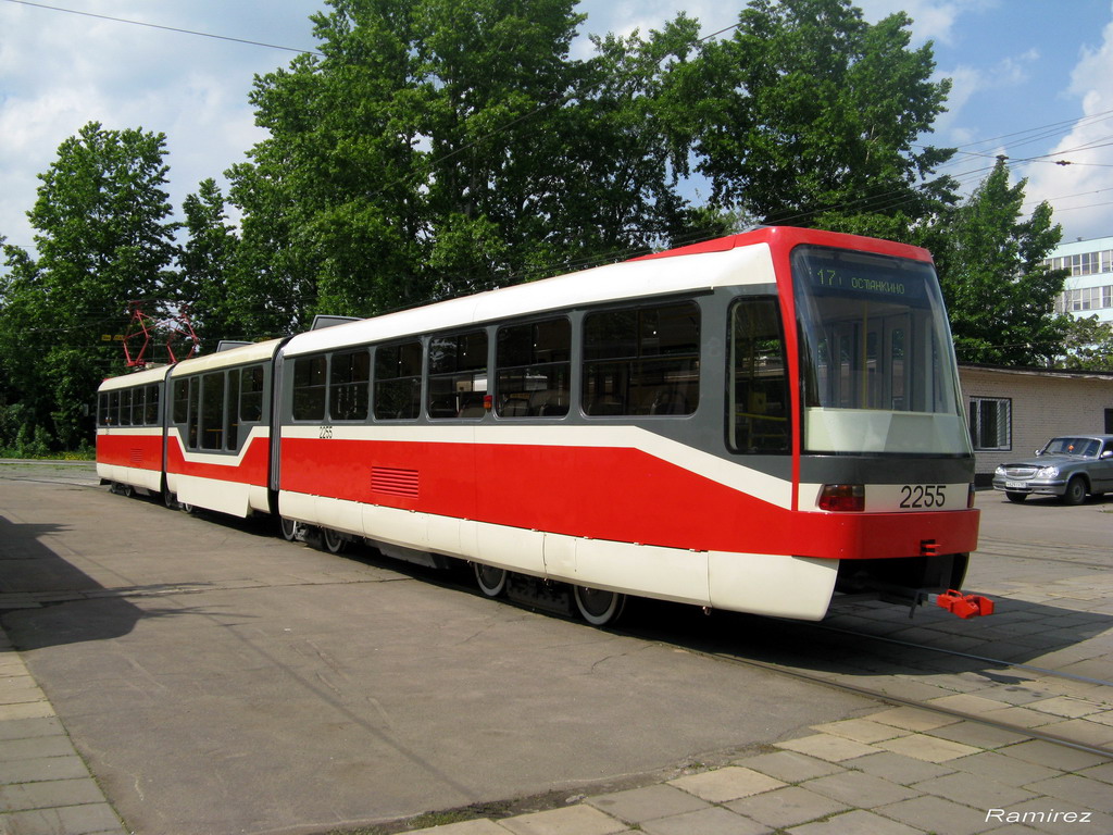 Москва, Tatra KT3R № 2255