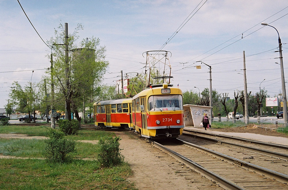Волгоград, Tatra T3SU № 2734; Волгоград, Tatra T3SU № 2737