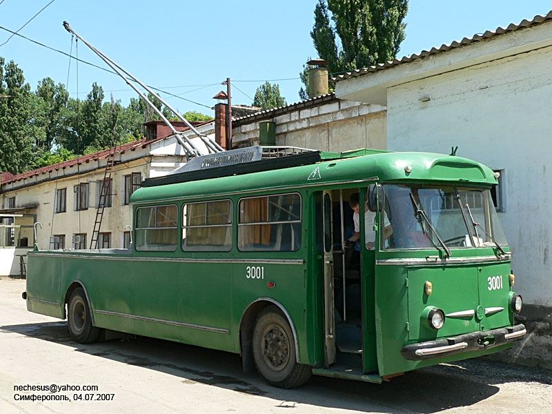Крымский троллейбус, Škoda 9Tr10 № 3001