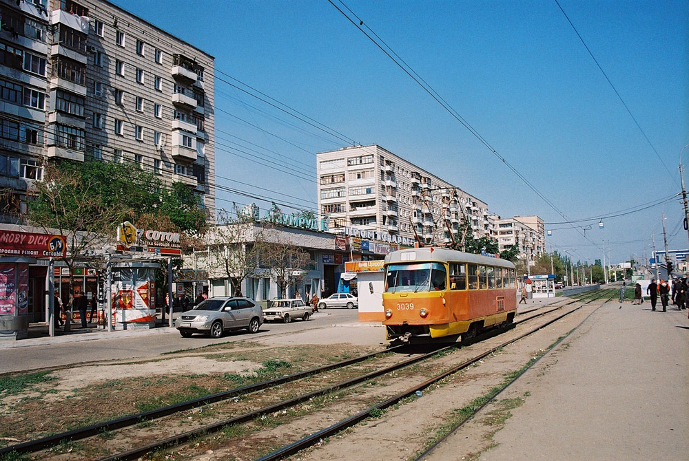 Волгоград, Tatra T3SU (двухдверная) № 3039