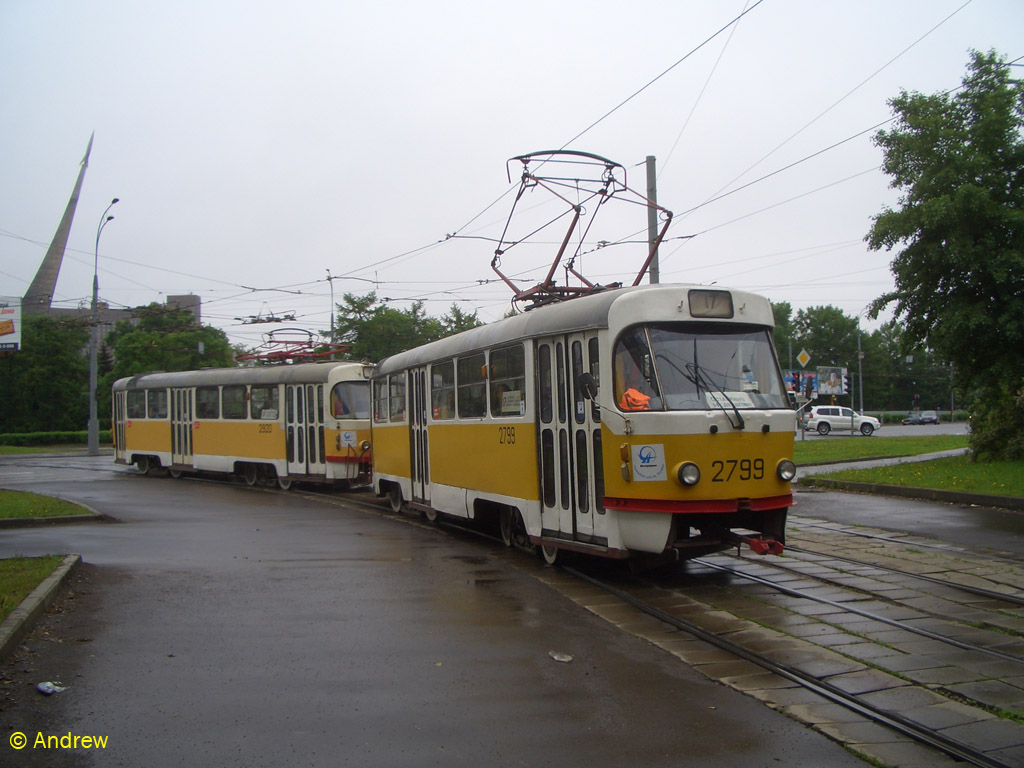 Moskau, Tatra T3SU Nr. 2799