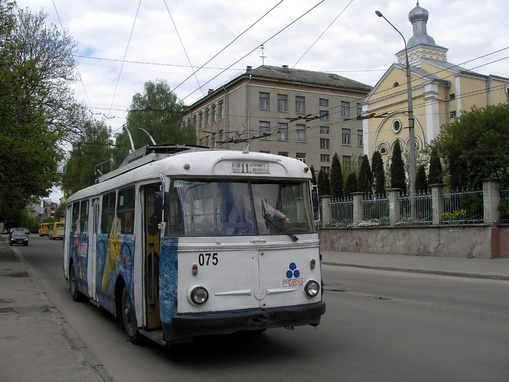 Тернополь, Škoda 9TrH29 № 075; Тернополь — Экскурсия на троллейбусе Škoda 9Tr № 075, 10.05.2008