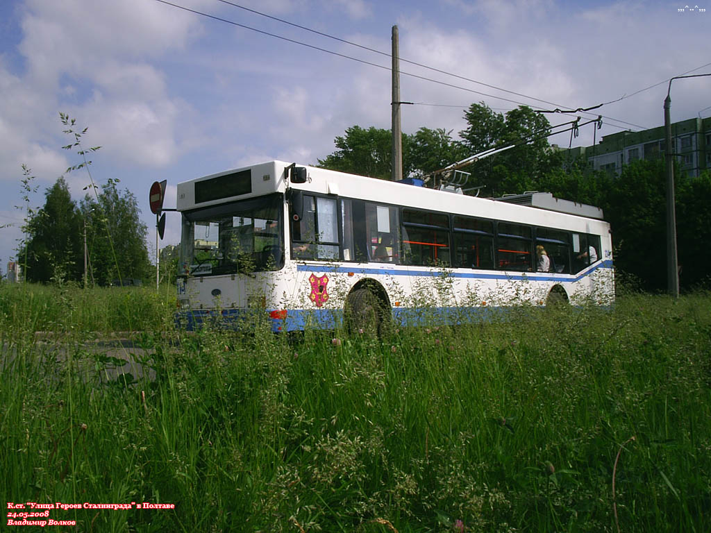 Полтава, ЮМЗ E186 № 114; Полтава — Покатушки на троллейбусе ЮМЗ Е186 №114 24.05.08