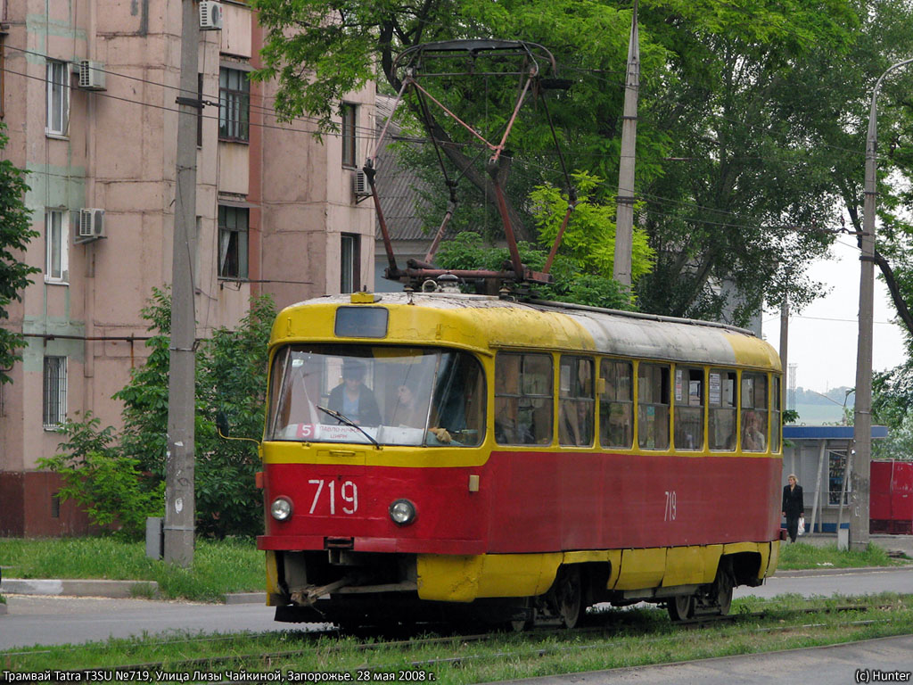 Zaporijjea, Tatra T3SU (2-door) nr. 719