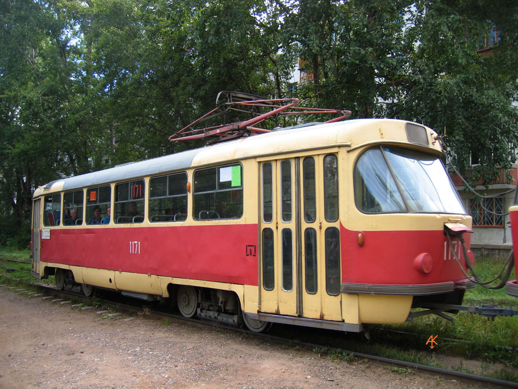 Ижевск, Tatra T3SU (двухдверная) № 1171