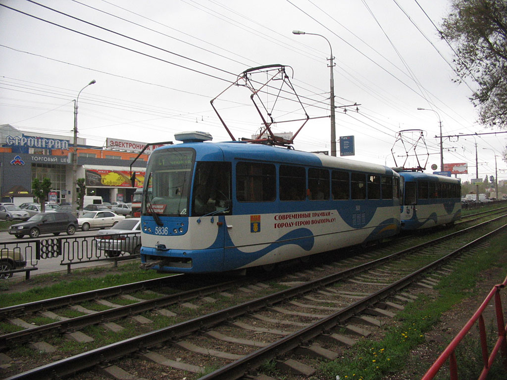 Volgograd, Tatra T3R.PV # 5836; Volgograd, Tatra T3R.PV # 5837