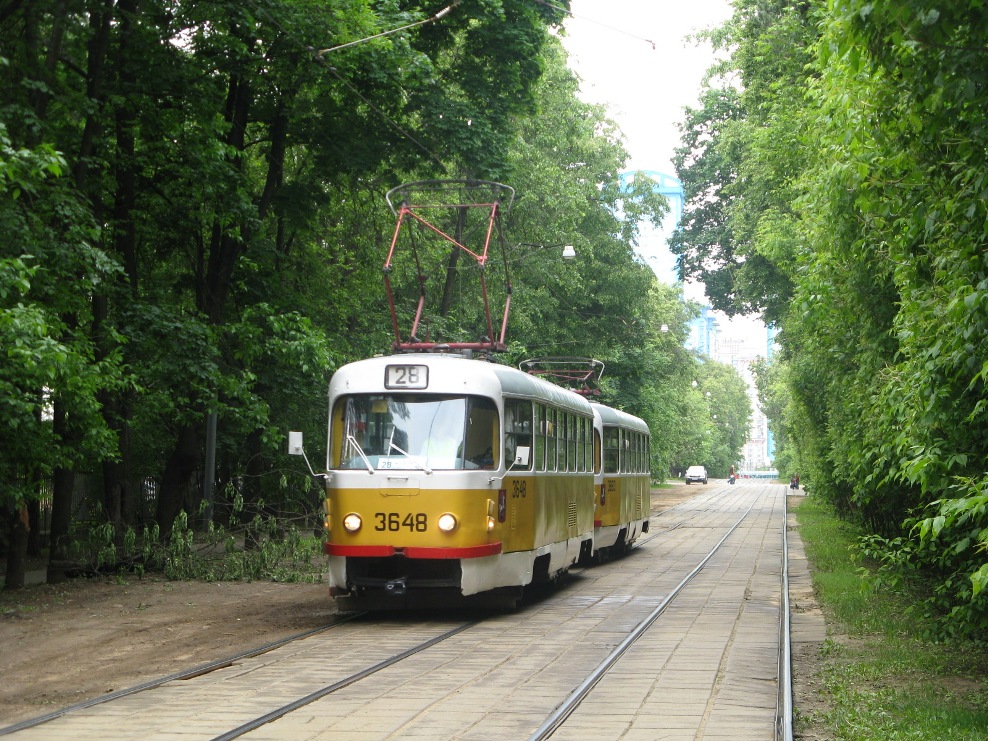 Maskava, Tatra T3SU № 3648