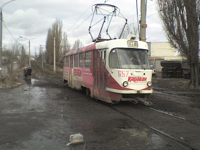 Харьков, Tatra T3SU № 657