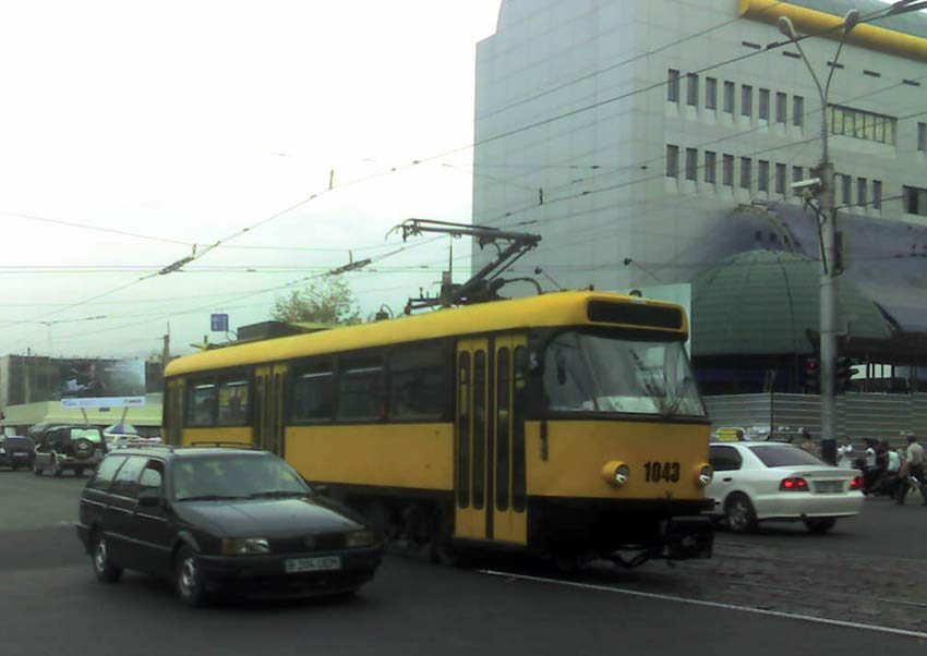 Алматы, Tatra T4D-MS № 1043