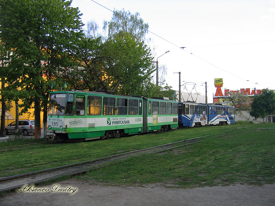 Винница, Tatra KT4SU № 195