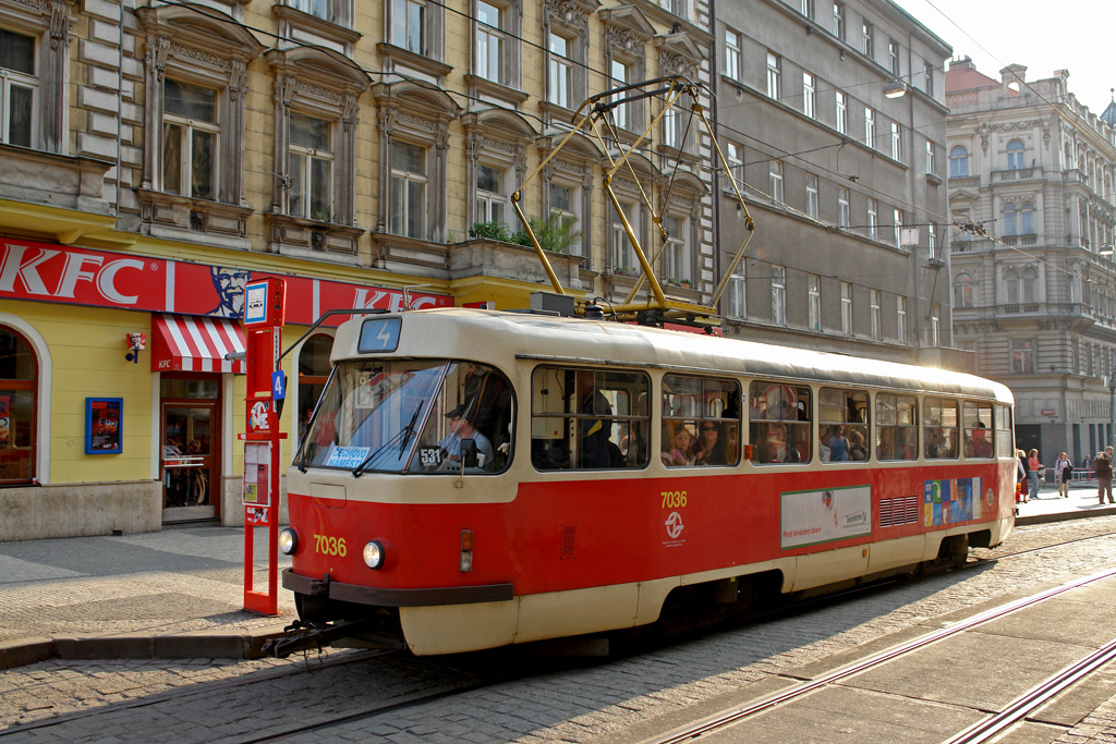 Прага, Tatra T3SUCS № 7036