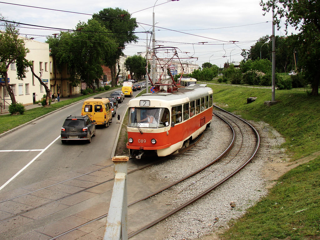 Yekaterinburg, Tatra T3SU (2-door) Nr 089