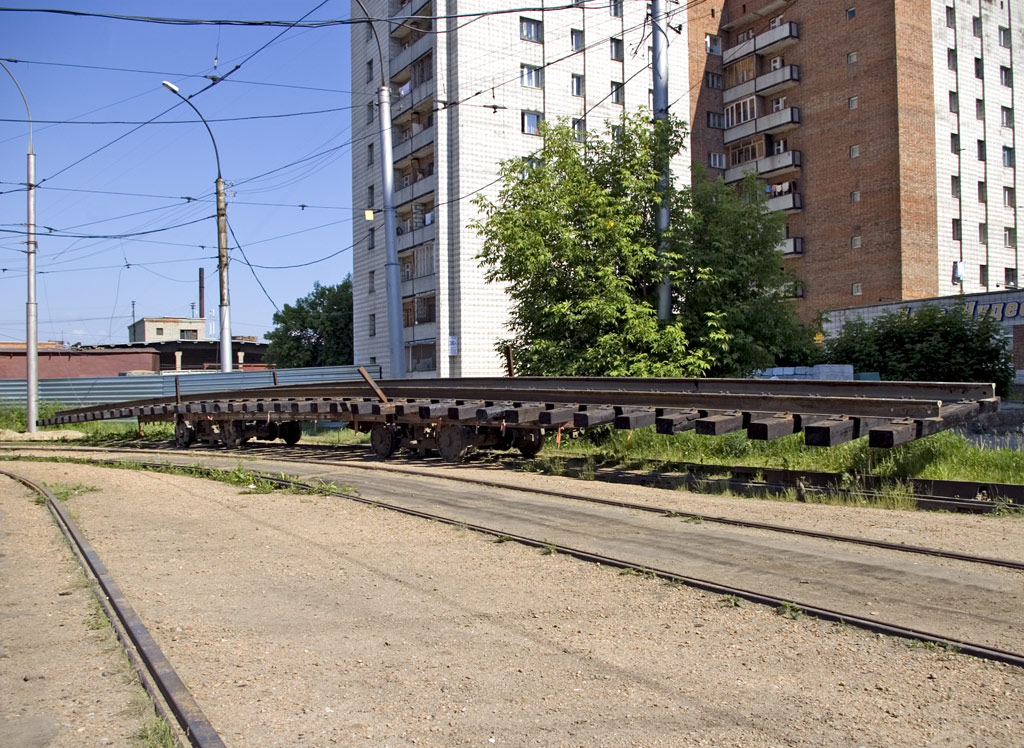 Новосибирск — Исторические фотографии (трамвай); Новосибирск — Ремонты; Новосибирск — Трамвайные и троллейбусные линии и конечные