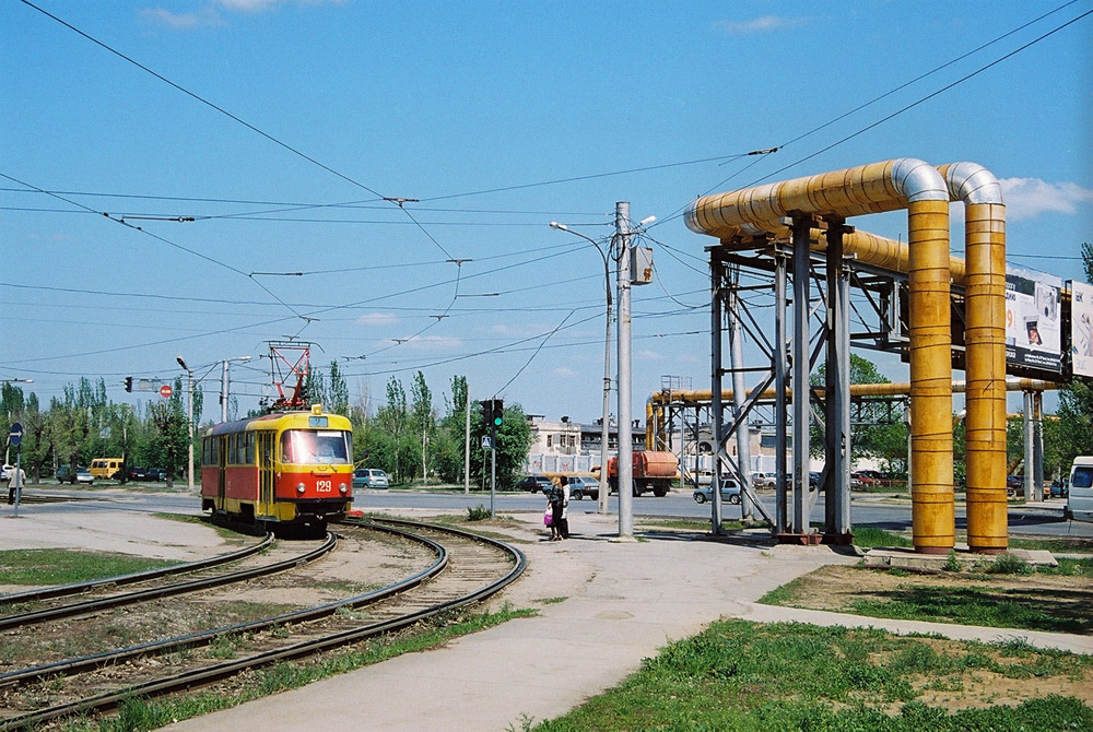 Волжский, Tatra T3SU № 129