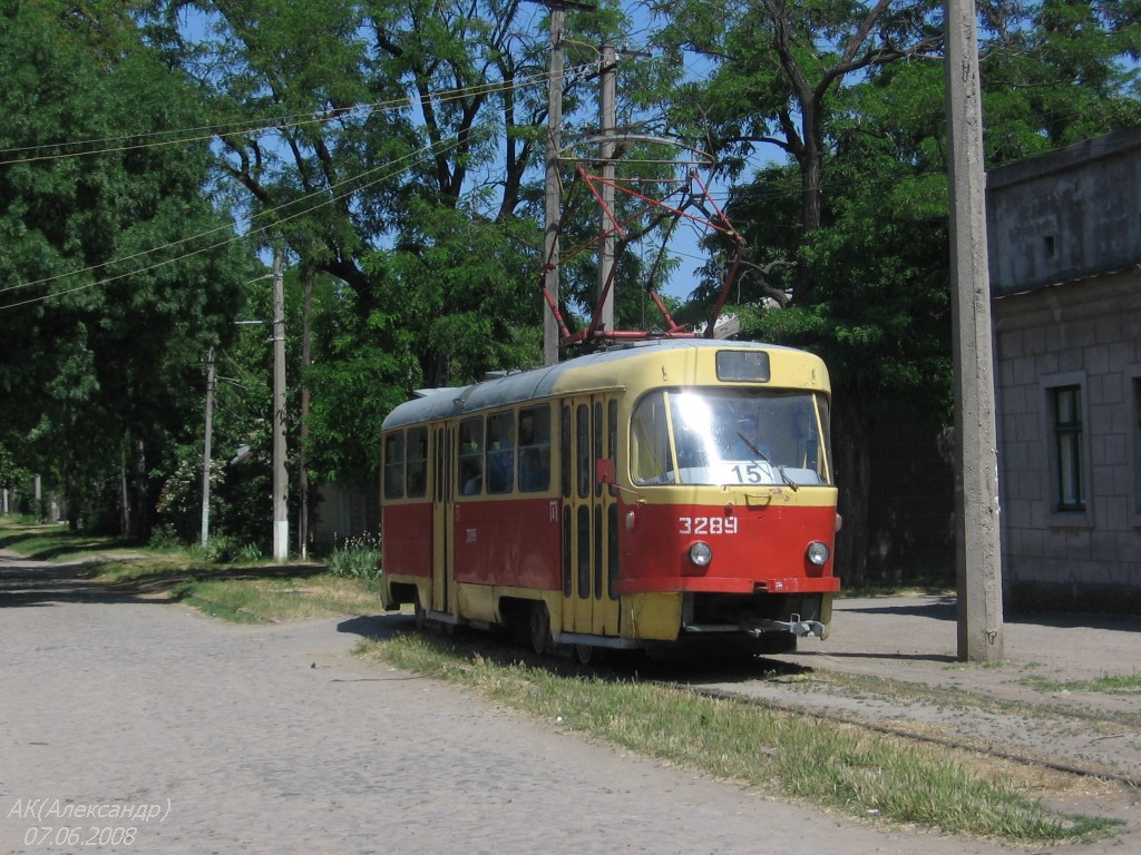 Одесса, Tatra T3SU № 3289; Одесса — Трамвайные линии: Центр → Слободка