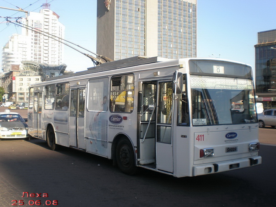 Кіеў, Škoda 14Tr17/6M № 411