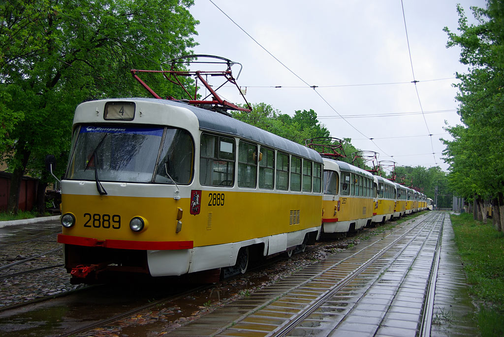 Moscow, Tatra T3SU № 2889