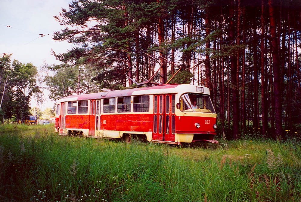 Тверь, Tatra T3SU № 103; Тверь — Тверской трамвай в начале 2000-х гг. (2002 — 2006 гг.); Тверь — Трамвайные конечные станции и кольца