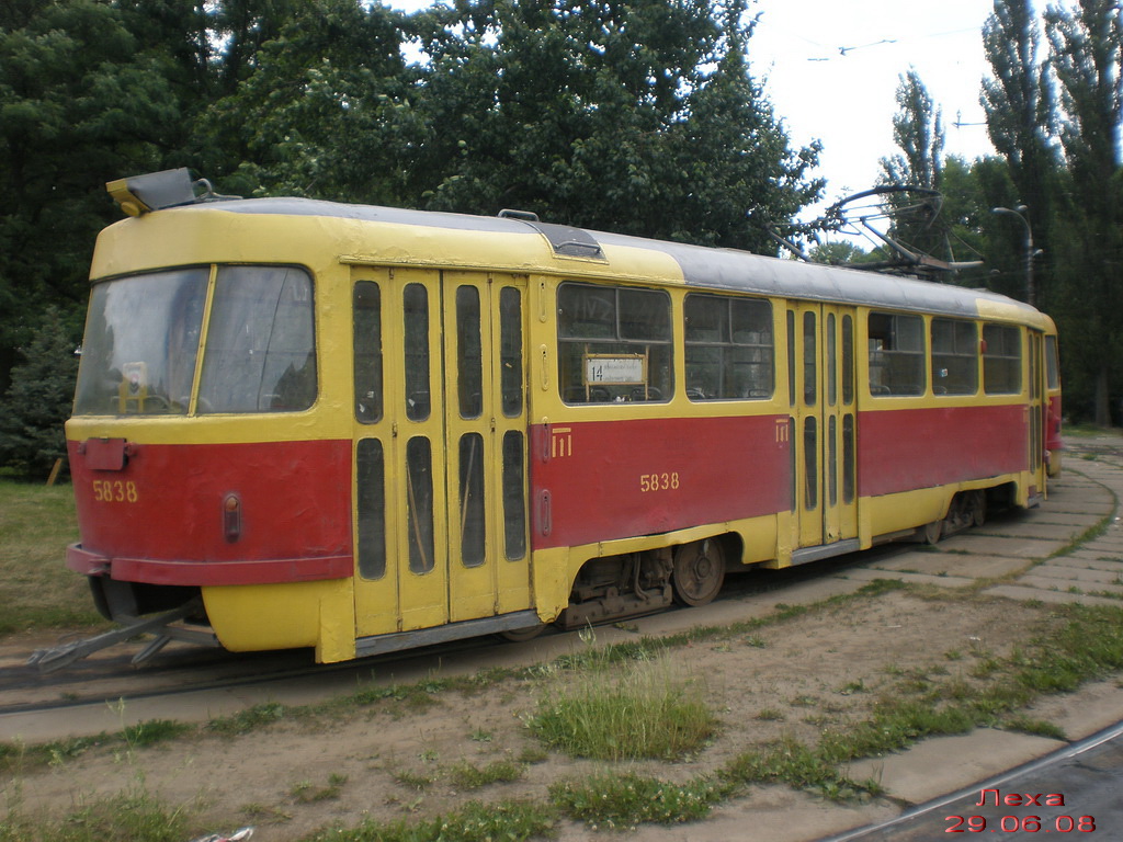 Киев, Tatra T3SU № 5838