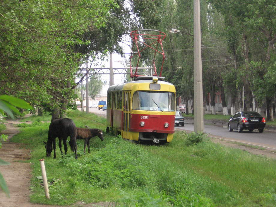 Одесса, Tatra T3SU № 3281; Одесса — Трамвайные линии: Хаджибейский лиман