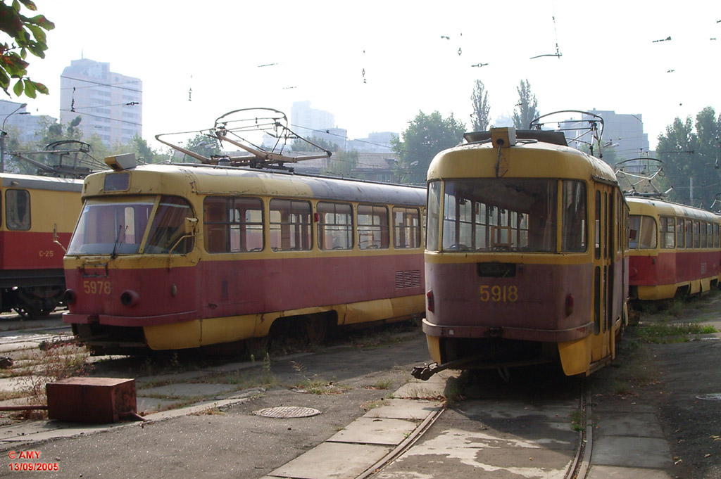 Киев, Tatra T3SU № 5978; Киев, Tatra T3SU № 5918