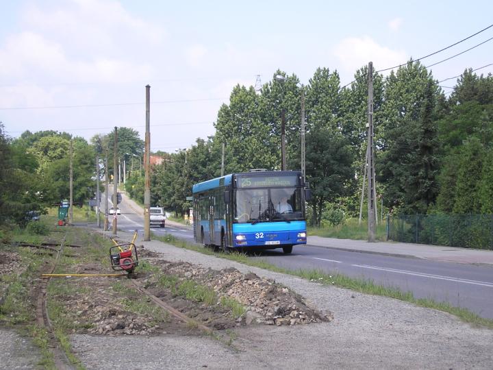 Silesia trams — Tram Route 25: Bendzin — Grodzets — Voykovitse (22.01.1951—31.03.2006)