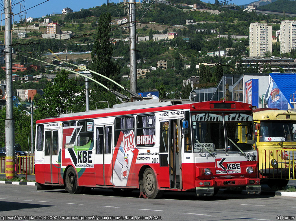 Krimmi trollid (Simferopol - Alušta - Jalta), Škoda 14Tr02/6 № 2000