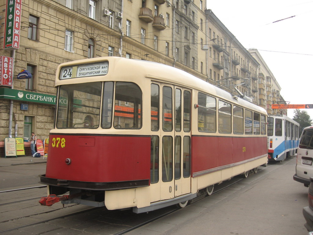 Москва, Tatra T2SU № 378