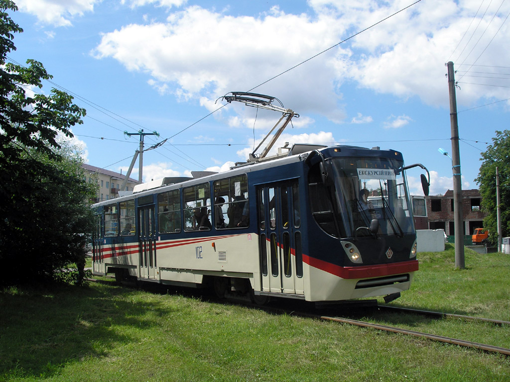 Konotop, K1 č. 102; Konotop — Tram trip 12.07.2008
