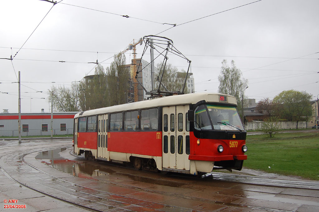 Киев, Tatra T3P № 5977