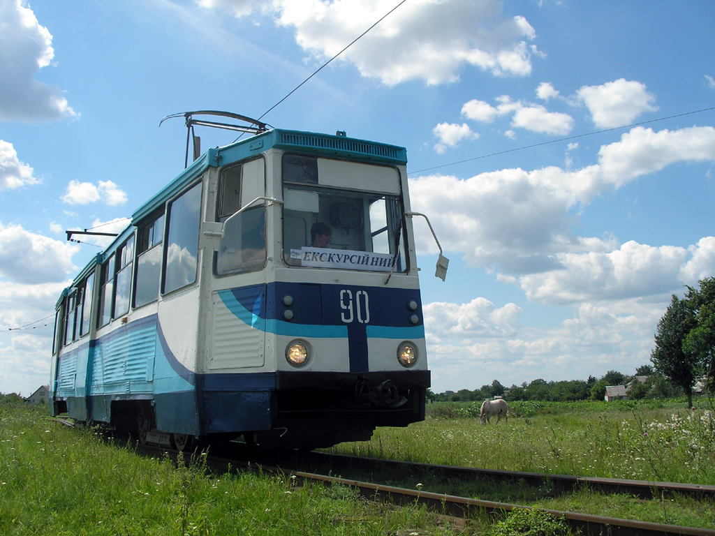 Konotop, 71-605 (KTM-5M3) Nr 90; Konotop — Tram trip 12.07.2008