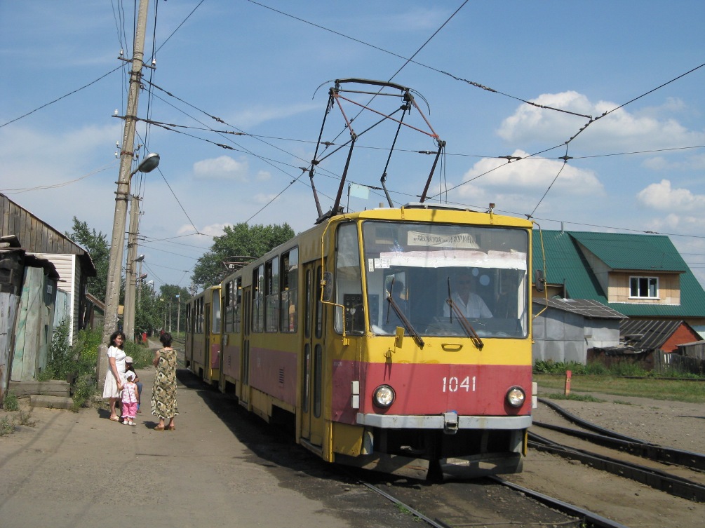 Barnaul, Tatra T6B5SU № 1041