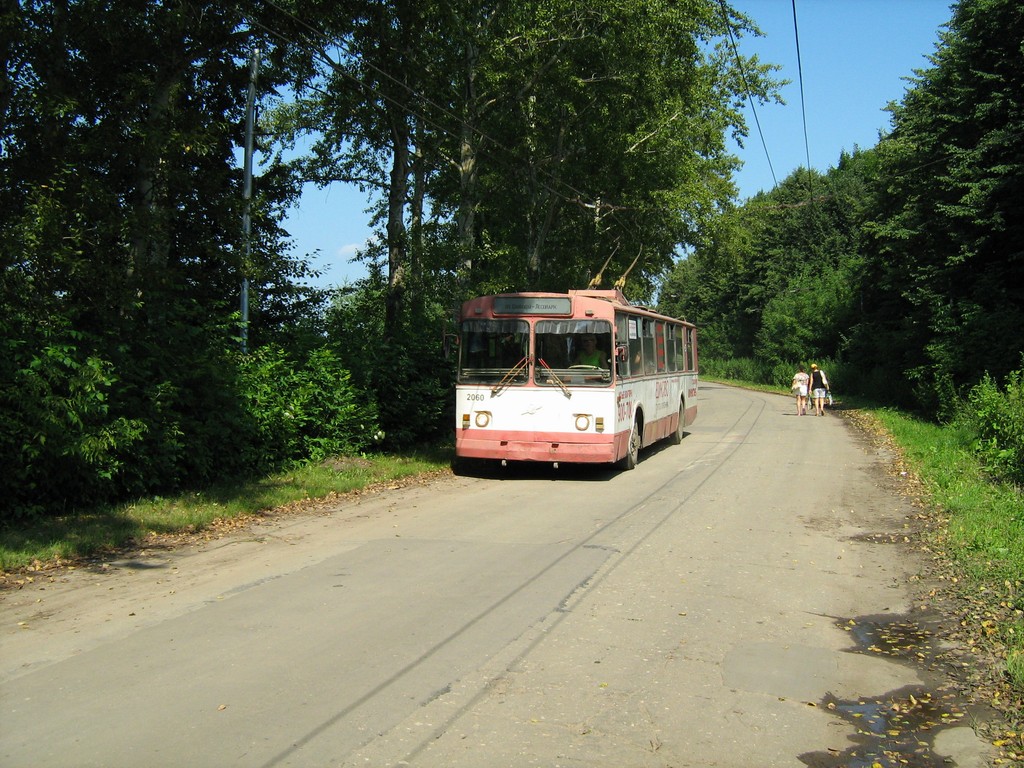Rjazany, ZiU-682G [G00] — 2060; Rjazany — Trolleybus line at Lesopark (Woodland)