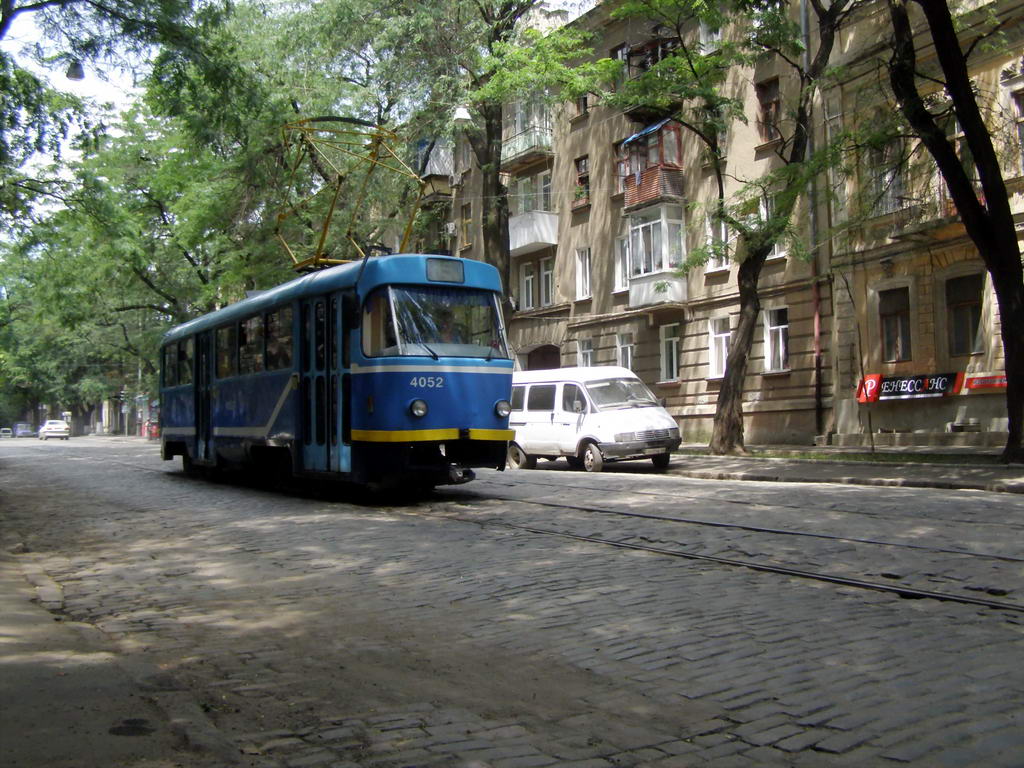 Одесса, Tatra T3R.P № 4052; Одесса — Трамвайные линии: Центр → Слободка