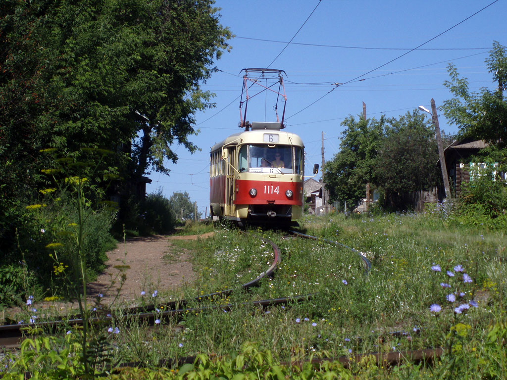 Ижевск, Tatra T3SU (двухдверная) № 1114