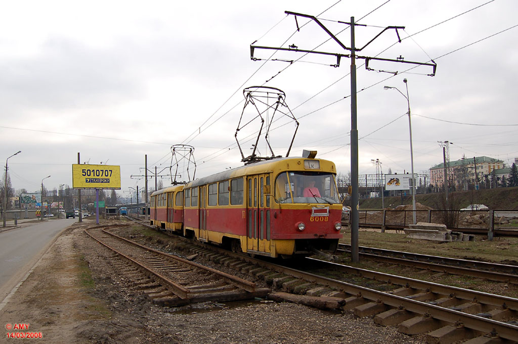 Киев, Tatra T3SU № 6008