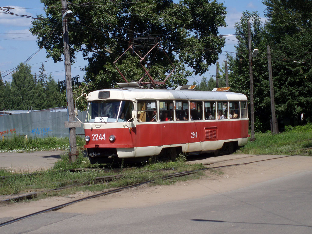 Ижевск, Tatra T3SU (двухдверная) № 2244